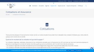 
                            11. Cotisations et Assurance • CRCC Colmar - Commissaires ...