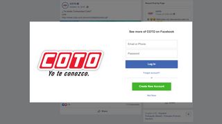
                            7. COTO - ¿Ya tenés Comunidad Coto? Link:... | Facebook