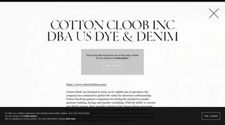 
                            10. COTTON CLOOB INC DBA US DYE & DENIM | Resources | CFDA