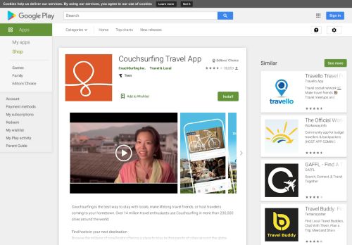 
                            12. Couchsurfing Reise-App – Apps bei Google Play
