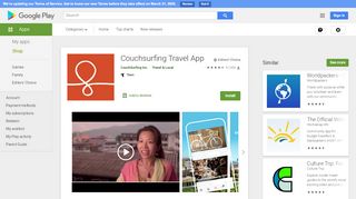 
                            9. Couchsurfing Travel App - Apps on Google Play