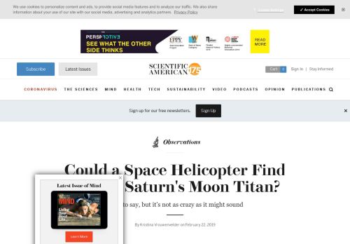 
                            13. Could a Space Helicopter Find Life on Saturn's Moon Titan ...