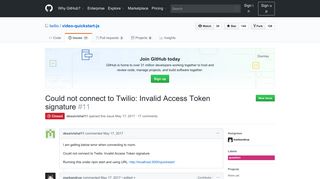 
                            12. Could not connect to Twilio: Invalid Access Token signature · Issue ...