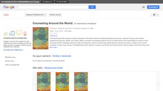 
                            4. Counseling Around the World: An International Handbook