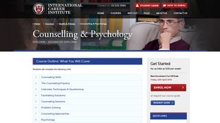 
                            5. Counselling & Psychology - International Career Institute