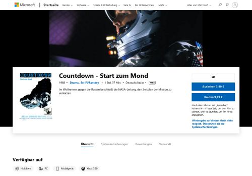 
                            7. Countdown - Start zum Mond kaufen – Microsoft Store de-DE