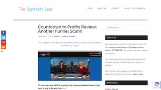 
                            8. Countdown to Profits Review: Another Funnel Scam!