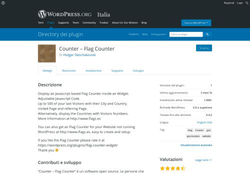 
                            13. Counter – Flag Counter | WordPress.org