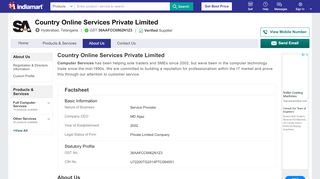 
                            7. Country Online Services Private Limited - Service Provider from ...