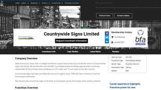 
                            4. Countrywide Signs Limited · The British Franchise Association
