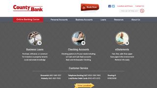 
                            9. County Bank: Home Page