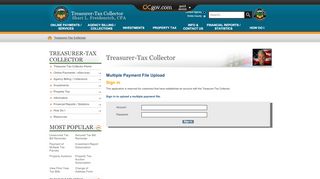 
                            8. County of Orange - Treasurer-Tax Collector