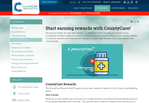 
                            12. CountyCare - CountyCare Rewards Program