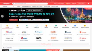 
                            13. Coupons, Discount Codes + Cashback | Online Shopping | ShopBack.sg