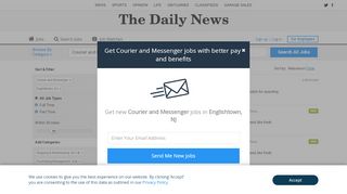 
                            10. Courier and Messenger Jobs in Englishtown, NJ | The Daily News ...