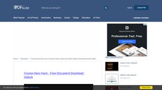 
                            9. Course hero free account access hack unblur ... - DOCSLIDE.NET