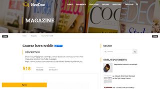 
                            6. Course hero reddit - Magazine - DocGo.Net