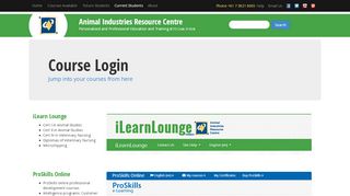 
                            7. Course Login - Animal Industries Resource Centre