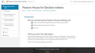 
                            5. Course: Passive House for Decision makers - PHI Transfer