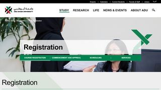 
                            11. Course Registration - Abu Dhabi University