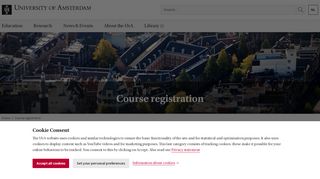 
                            6. Course registration - University of Amsterdam