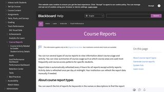 
                            8. Course Reports | Blackboard Help