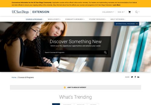 
                            4. Courses And Programs - UC San Diego Extension | Continuing ...