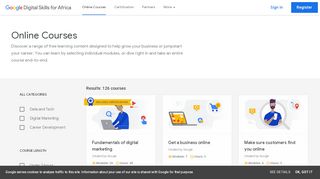 
                            2. Courses List - Digital Skills for Africa - Google Digital Garage
