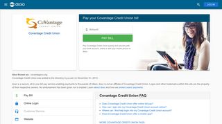 
                            11. Covantage Credit Union: Login, Bill Pay, Customer Service and ...