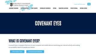 
                            11. Covenant Eyes - BJU Academic Resource Center - Bob Jones University