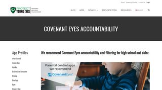 
                            8. Covenant Eyes Internet Accountability | Protect Young Eyes Resources