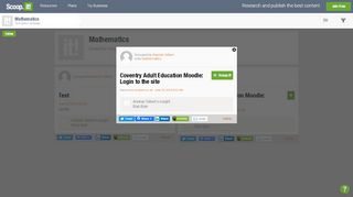 
                            5. Coventry Adult Education Moodle: Login to the s... - Scoop.it