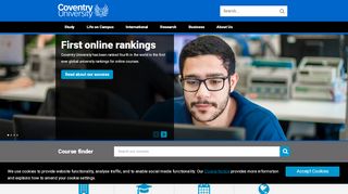 
                            12. Coventry University | UK's top new university 2018