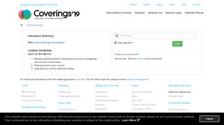 
                            5. Coverings 2019: Exhibitor Login