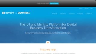 
                            3. Covisint: Connecting People, Systems and Things