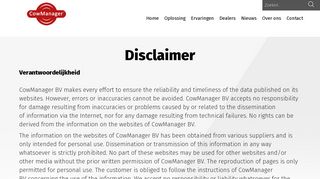 
                            12. CowManager Disclaimer