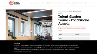 
                            12. Coworking Torino | Talent Garden Torino Fondazione Agnelli