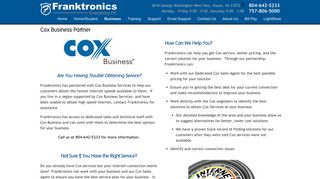 
                            10. Cox Business Partner | Franktronics, Inc - Everything PC