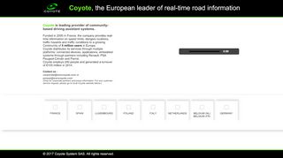 
                            4. Coyote, the European leader of real-time road information