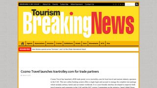 
                            12. Cozmo Travel launches travtrolley.com for trade partners – Tourism ...