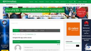 
                            5. ÇözümPark - fortigate 60e app contro sorunu