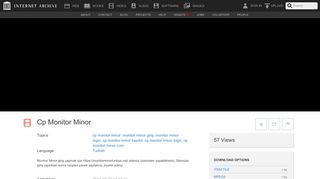 
                            12. Cp Monitor Minor : Free Download, Borrow, and Streaming : Internet ...
