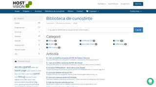 
                            7. cPanel - Biblioteca de cunoștințe - HostVision Srl