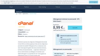 
                            3. cPanel | Cloud Apps - OVH