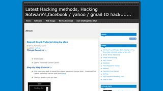 
                            13. Cpanel Crack Tutorial step by step - Latest Hacking methods, Hacking ...