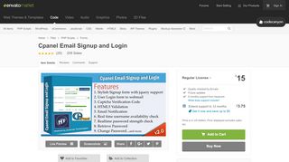 
                            5. Cpanel Email Signup and Login by hezecom | CodeCanyon