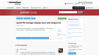 
                            10. cpanel file manager display issue with siteground | InMotion Hosting
