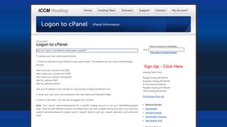 
                            4. cPanel Hosting Ireland | cPanel Hosting Support | .ie ... - ICCM Hosting