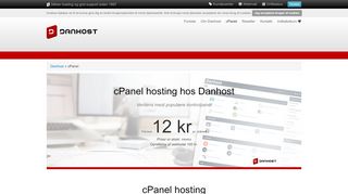 
                            10. Cpanel hosting - Webhotel med dansk kontrolpanel - Danhost ApS