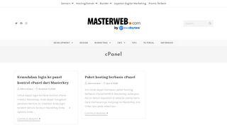 
                            3. cPanel | Masterweb: Hosting murah & domain gratis Indonesia